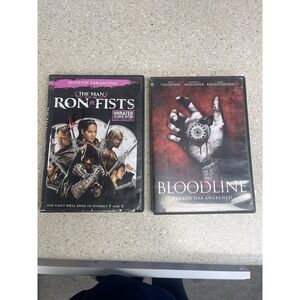 Lot Of 2 DVD movies The Man With IRon Fists & Bloodline